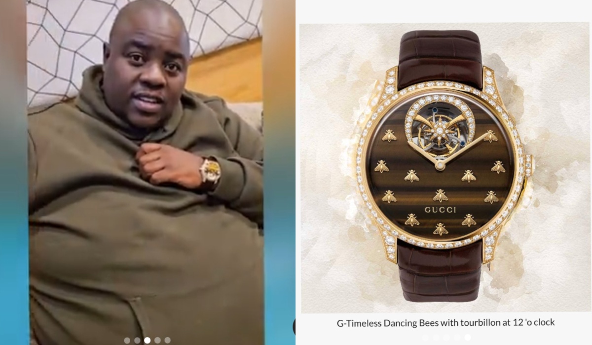 DAZZLING OPULENCE|| Wicknell Chivayo’s 18-karat Gold Watch Earns him Special Invite to Gucci’s Glitzy Event