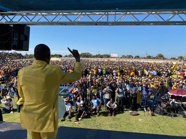 Mkoba Stadium CCC rally pictures: Big welcome for Chamisa in Gweru…VIDEO