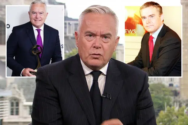 Huw Edwards named as BBC male presenter in ‘sex pictures scandal’
