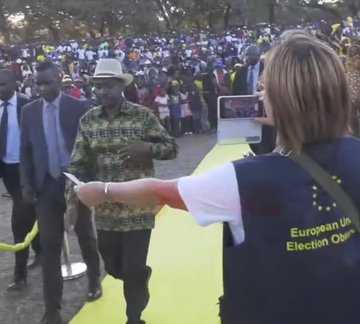 Chamisa caught ‘pants down,’ with female EU election observer
