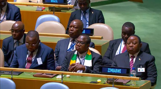Mnangagwa addresses 37 delegates at UN General Assembly, did other presidents walk out?