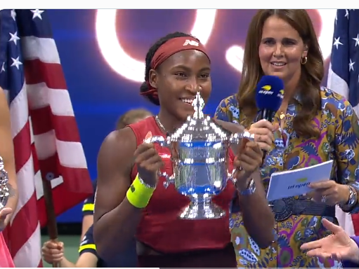19 Yr-old Coco Gauff wins her first Grand Slam at the US Open