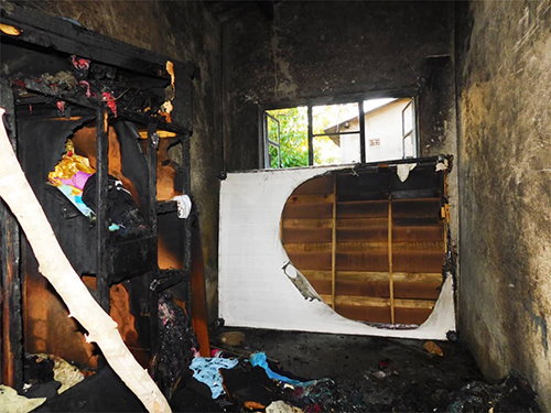 Rejected heavily pregnant woman burns married lover’s rented house