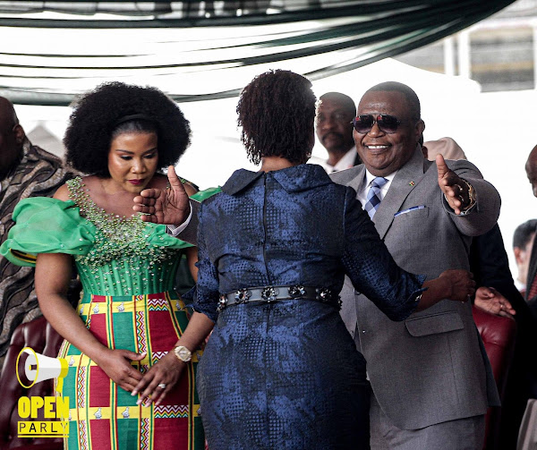 Grace Mugabe, Auxillia Mnangagwa IGNORE Chiwenga’s wife at ED inauguration…VIDEO, PICTURES
