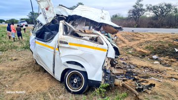 BREAKING NEWS: 22 killed in Toyota Quantum/ DAF truck head-on collision along Bulawayo-Beitbridge road…IMAGES…