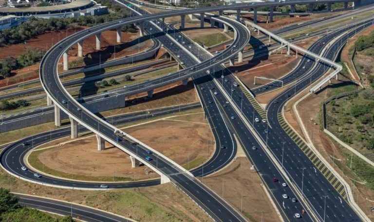 Mbudzi interchange 53% complete