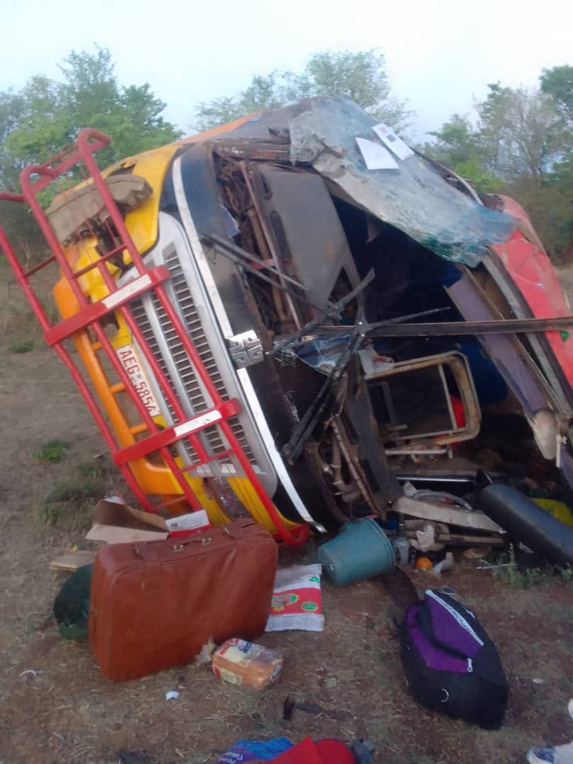 Inter-Africa bus in horror accident near Insuza along Victoria Falls road