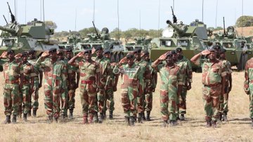 Mnangagwa receives military hardware from China