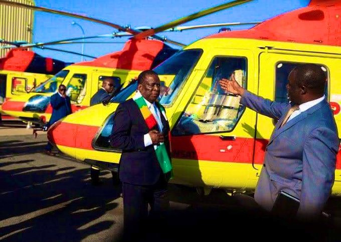 Lack of pilots, technicians grounds ambulance helicopters, George Charamba implies