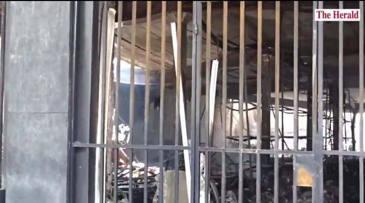 DEVELOPING NEWS: Kings Way Shopping Mall gutted by fire