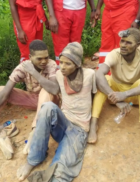 Trapped miners at Redwing Mine in Penhalonga Zim found alive, rescued…PICTURES