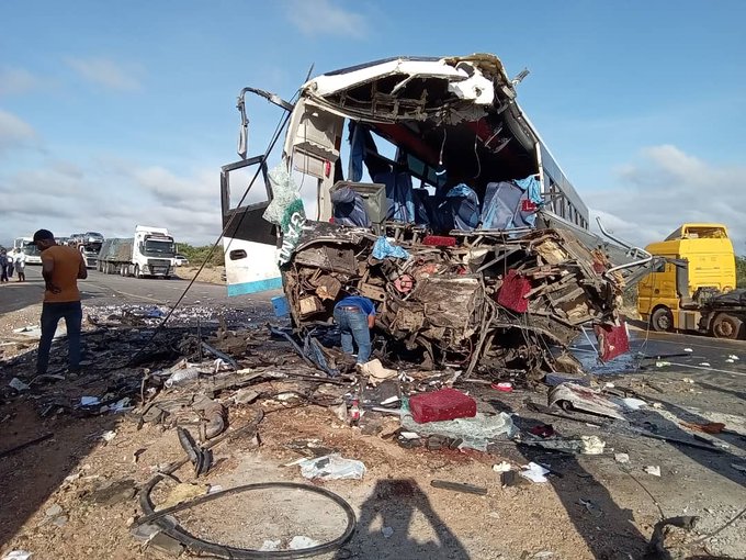 9 perish, several others injured in fatal RTA involving 2 cross border buses
