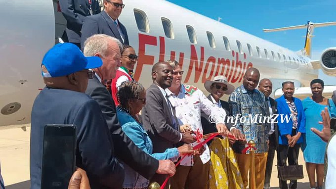 Inaugural flight of Fly Namibia into Victoria Falls from Windhoek launched