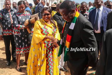 President Mnangagwa, First Lady host Children’s party at Murambinda Primary School