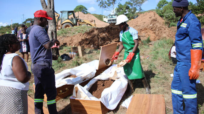 Penhalonga graves exhumed, remains buried at new location to make way for mining company