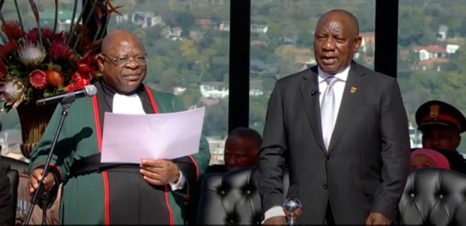 Ramaphosa sworn in as SA President for second and final term