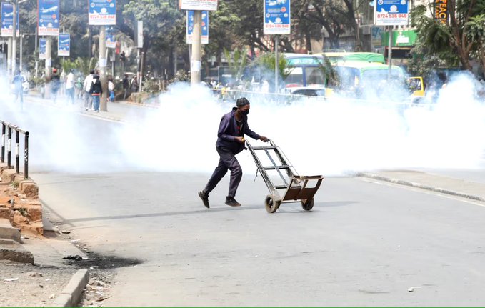 Protests erupt in Kenya