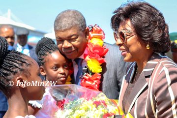 Outgoing SADC chairperson and Angolan President Lourenco jets in