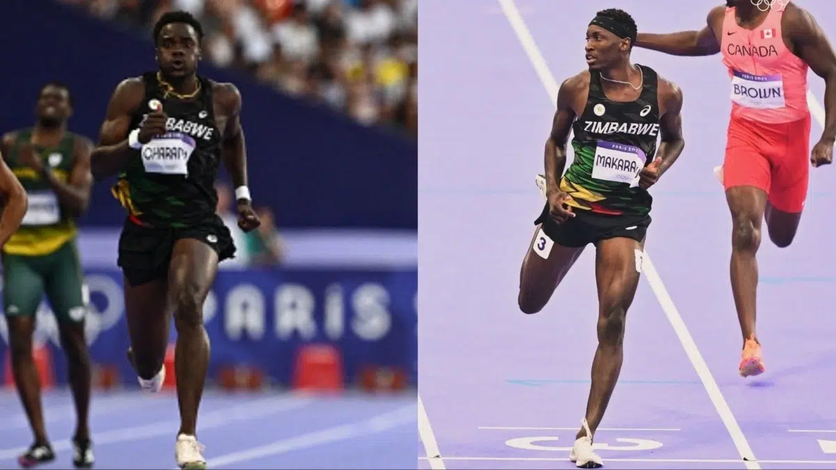 Zimbabwean Athletes Makarawu and Charamba in Paris Olympics 200m Finals