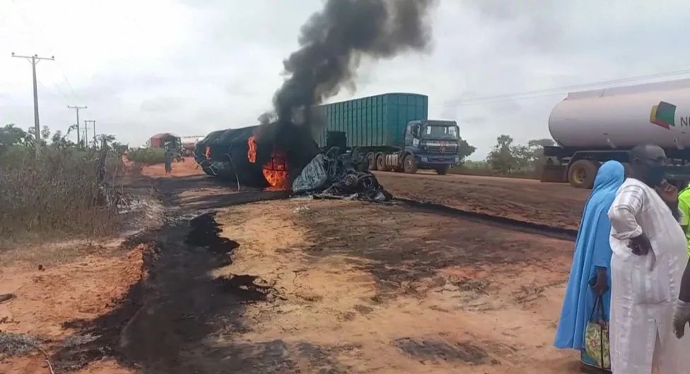 48 killed in tanker explosion