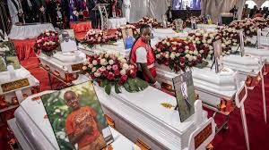 School blaze victims mourned at mass funeral