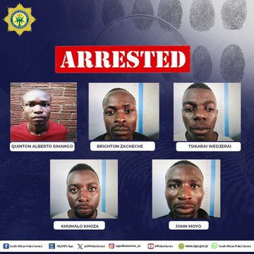 Zimbabweans among suspects arrested in SA for vehicle spiking, highway murders