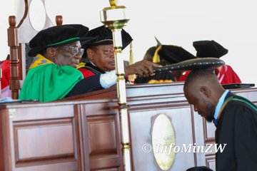 President Mnangagwa caps 103 graduands at MUAST