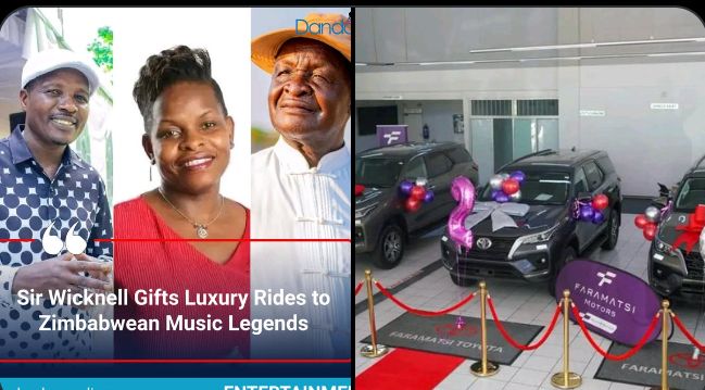 Chivayo gives Leonard Zhakata, Olivia Charamba, Mechanic Manyeruke brand new Toyota Fortuners