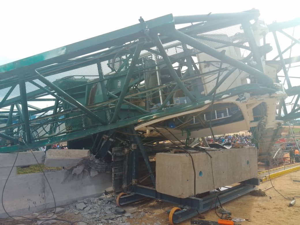 Construction worker killed after 2 cranes collapse at Harare’s Mbudzi Interchange