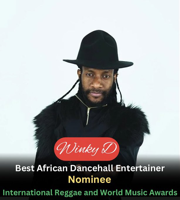 Winky D nominated for Best African Dancehall at Jamaica’s 42nd World Music Awards